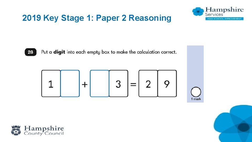 2019 Key Stage 1: Paper 2 Reasoning 