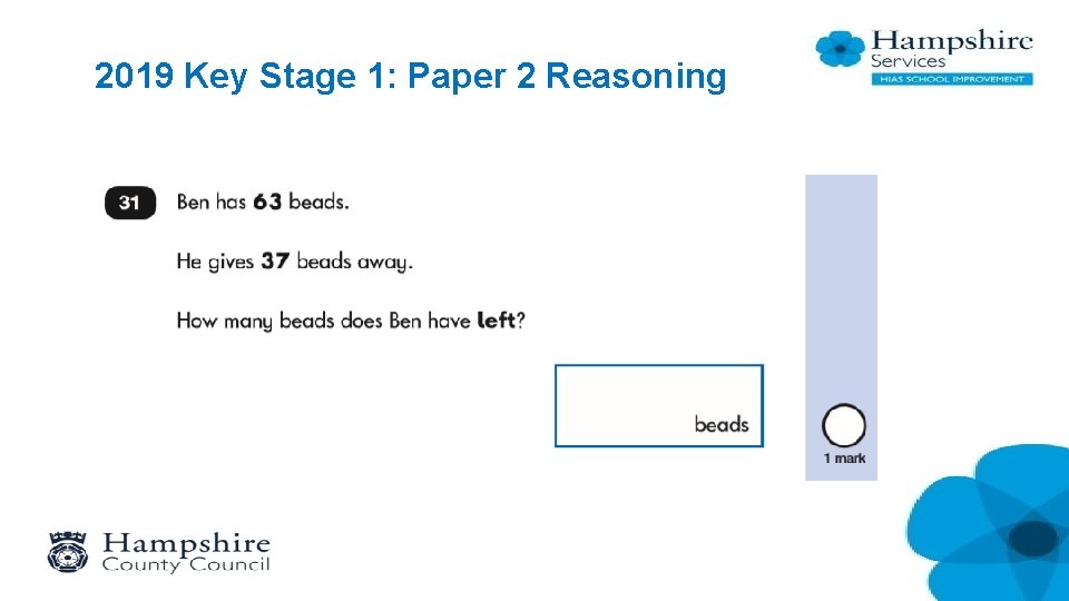 2019 Key Stage 1: Paper 2 Reasoning 