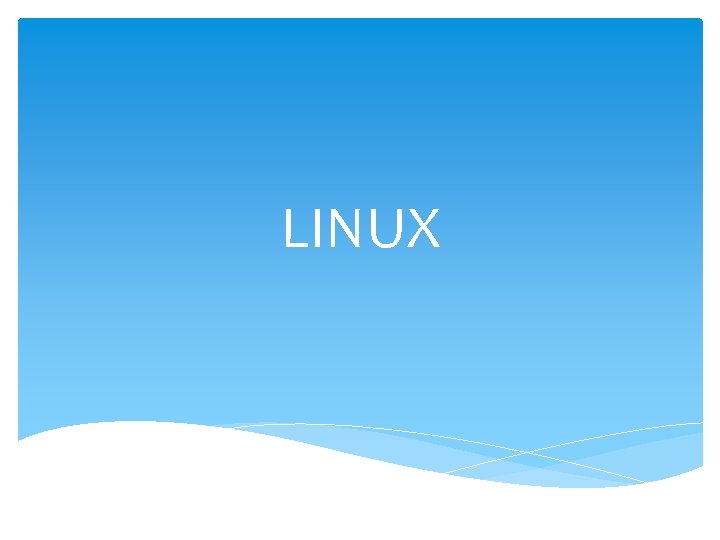 LINUX 