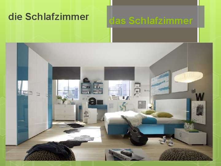 die Schlafzimmer das Schlafzimmer 