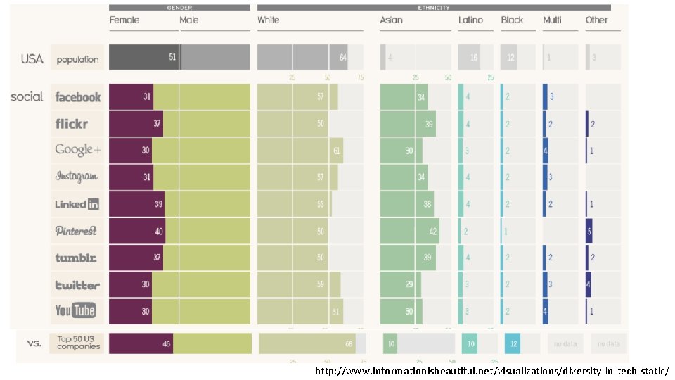 http: //www. informationisbeautiful. net/visualizations/diversity-in-tech-static/ 