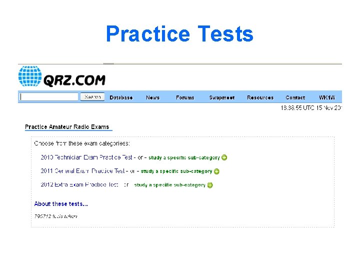 Practice Tests 