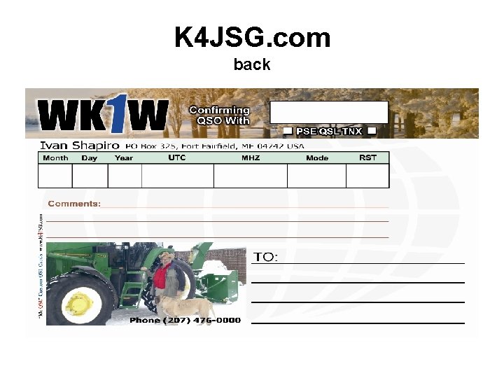 K 4 JSG. com back 