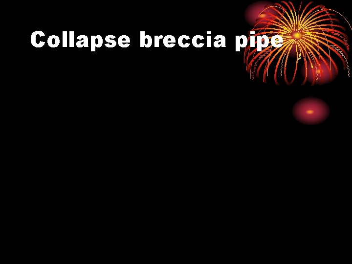 Collapse breccia pipe 