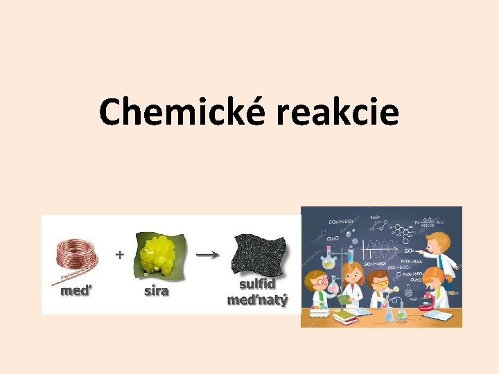 Chemické reakcie 