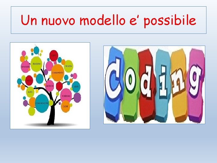 Un nuovo modello e’ possibile 