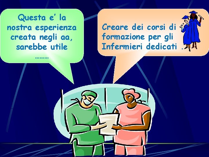 Questa e’ la nostra esperienza creata negli aa, sarebbe utile ……… Creare dei corsi
