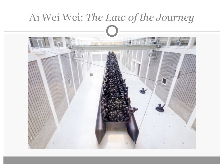 Ai Wei: The Law of the Journey 