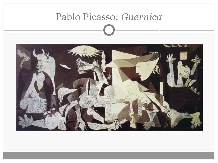 Pablo Picasso: Guernica 