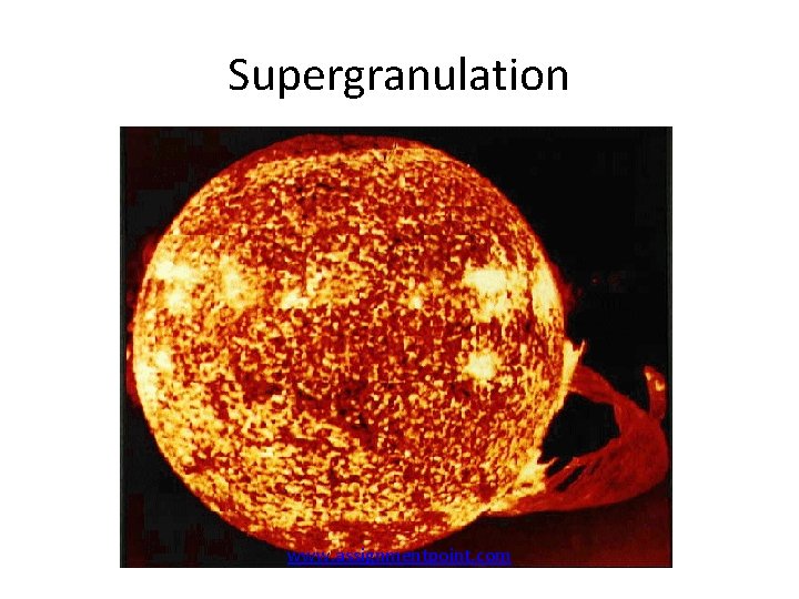 Supergranulation www. assignmentpoint. com 