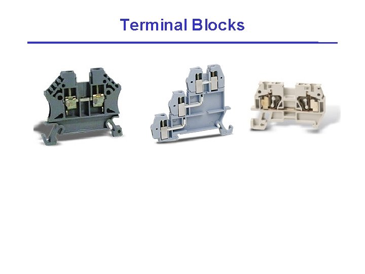 Terminal Blocks 