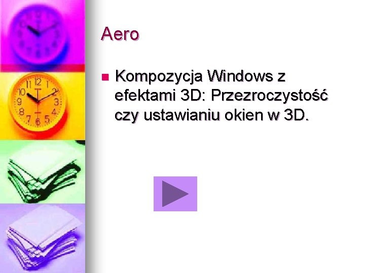 Aero n Kompozycja Windows z efektami 3 D: Przezroczystość czy ustawianiu okien w 3