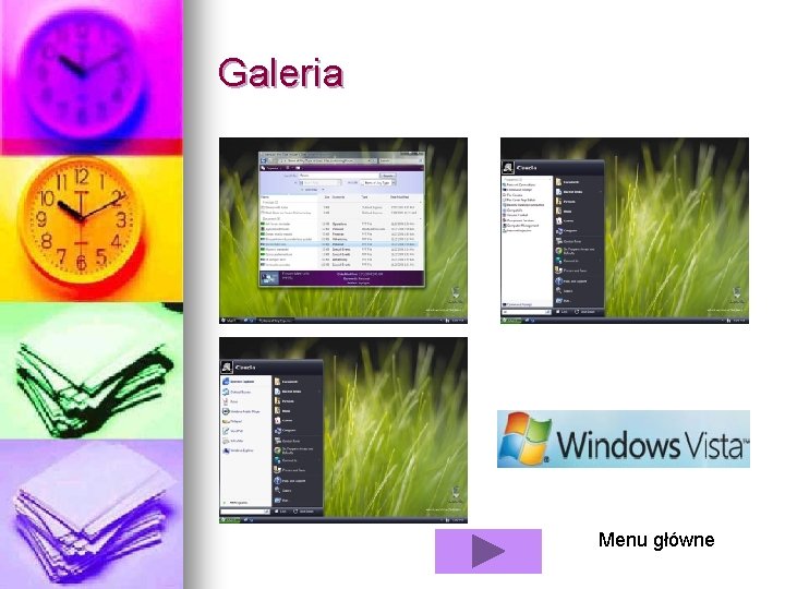 Galeria Menu główne 