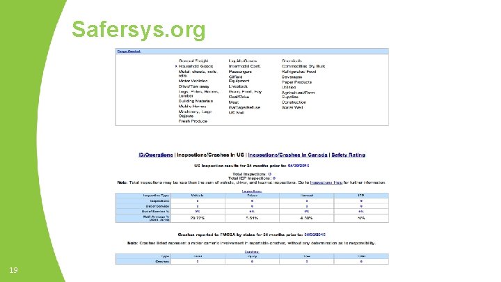 Safersys. org 19 