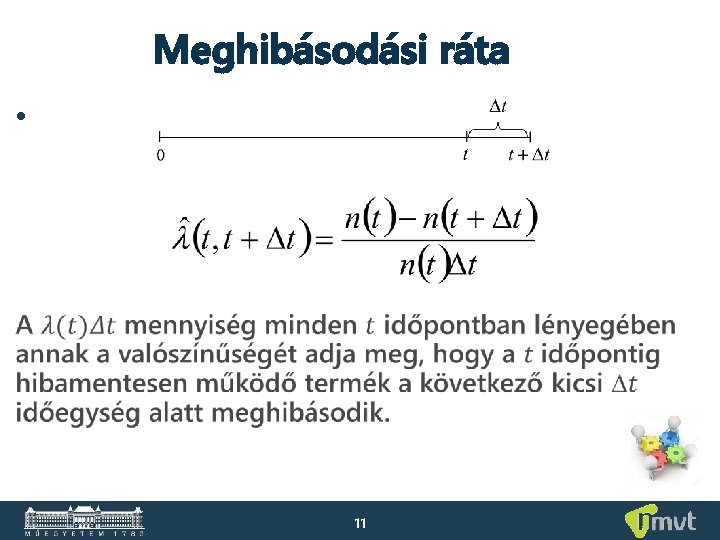 Meghibásodási ráta • 11 Meghibásodási ráta • 11
