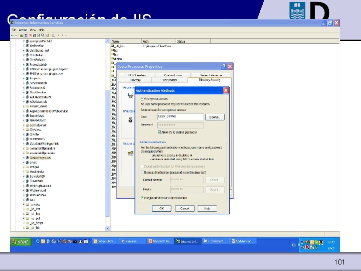 Configuración de IIS 101 
