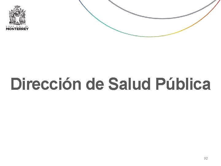 Dirección de Salud Pública 92 Dirección de Salud Pública 92