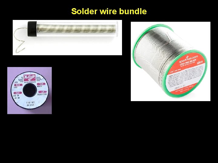 Solder wire bundle 