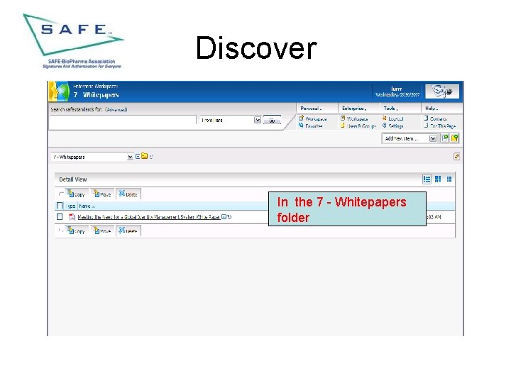 Discover In the 7 - Whitepapers folder 