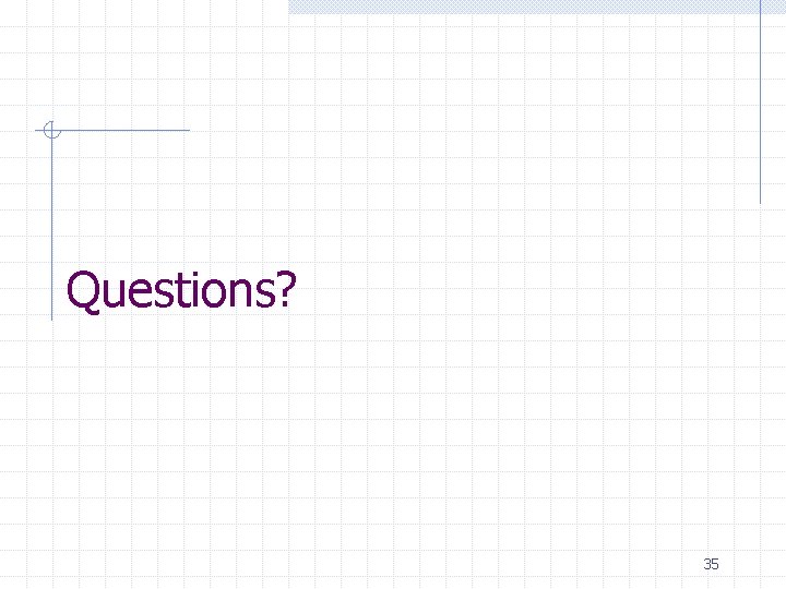 Questions? 35 Questions? 35