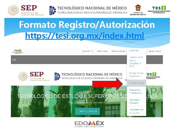Formato Registro/Autorización https: //tesi. org. mx/index. html Formato Registro/Autorización https: //tesi. org. mx/index. html