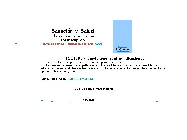  Sanación y Salud Reiki para sanar y sentirse bien Tour Rápido Lista de