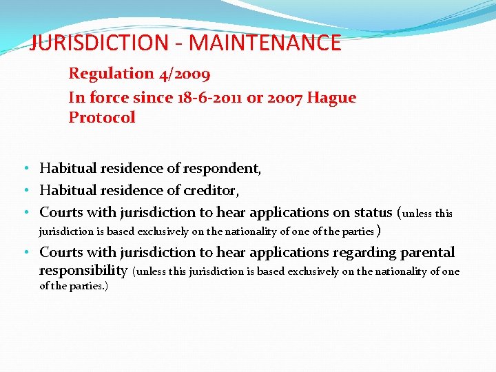 Unit 6 The Judge And Family Law In