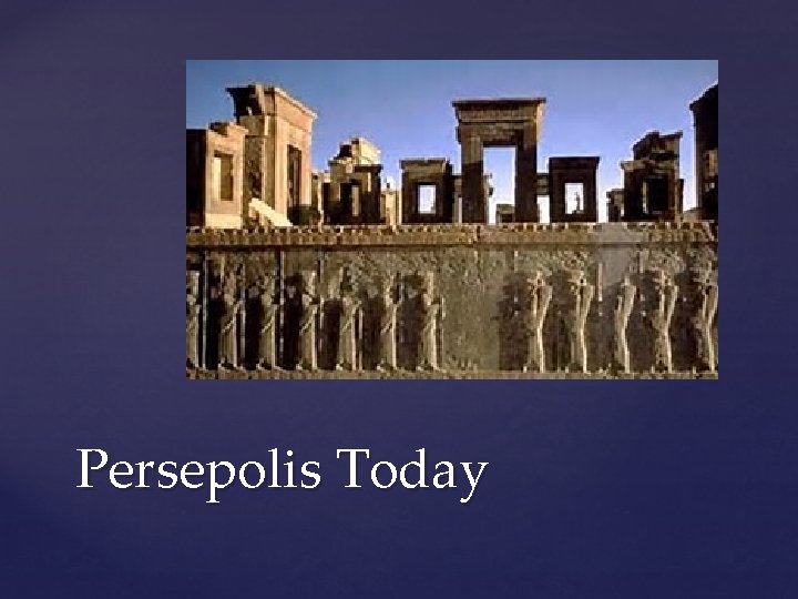 Persepolis Today 