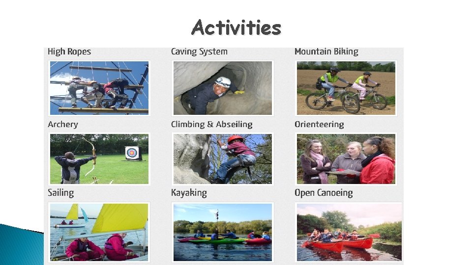 Activities 