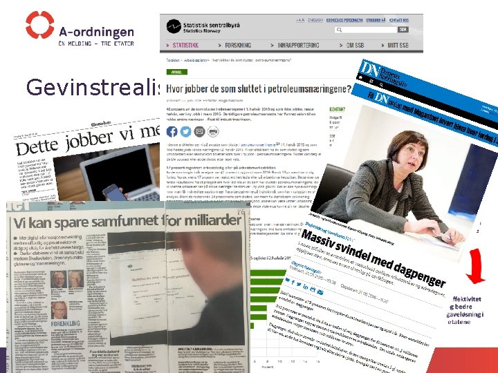 Gevinstrealisering • Gir forutsetninger for god datakvalitet – Effektiv rapportering til det offentlige –