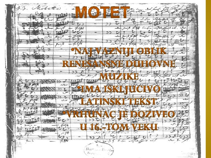Motet 
