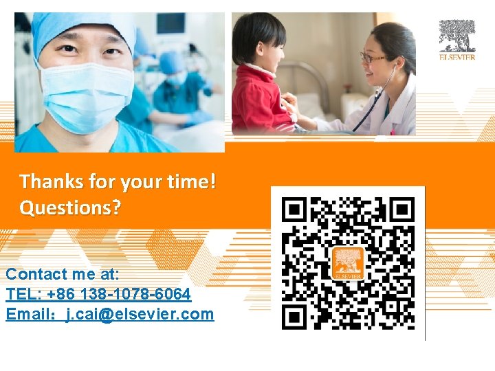 Thanks for your time! Questions? Contact me at: TEL: +86 138 -1078 -6064 Email：j.