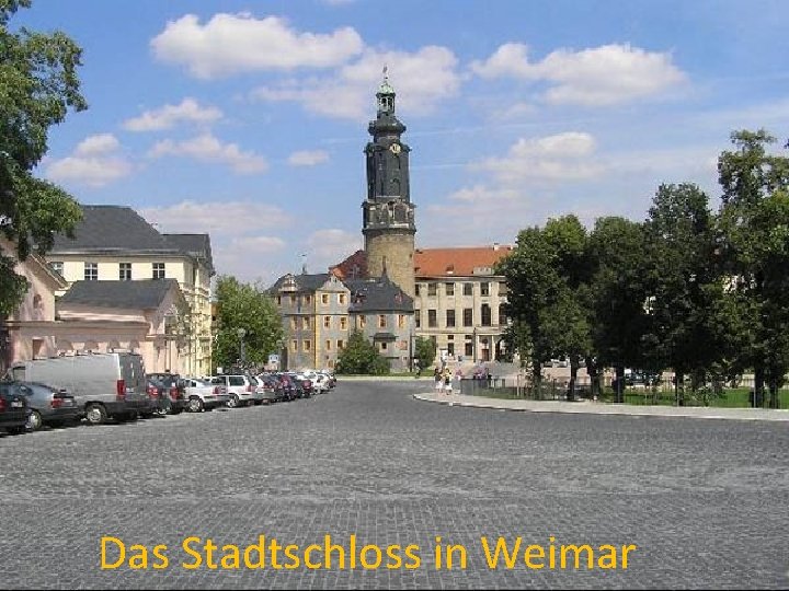 Das Stadtschloss in Weimar 