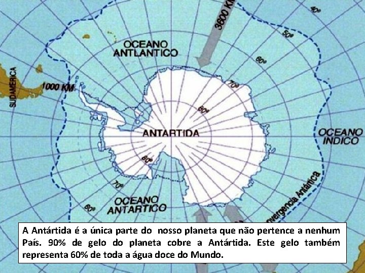 A Antártida é a única parte do nosso planeta que não pertence a nenhum