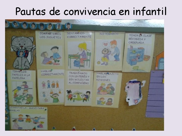 Pautas de convivencia en infantil 