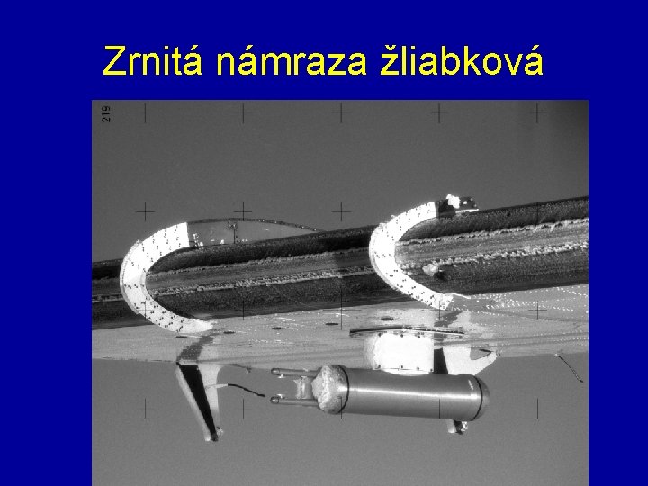 Zrnitá námraza žliabková 