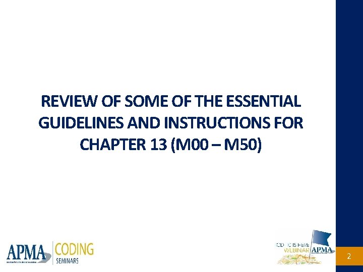 REVIEW OF SOME OF THE ESSENTIAL GUIDELINES AND INSTRUCTIONS FOR CHAPTER 13 (M 00