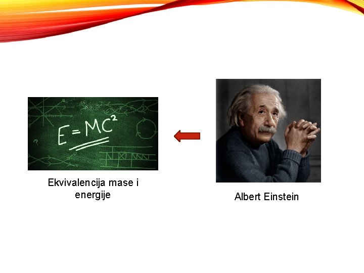 Ekvivalencija mase i energije Albert Einstein 