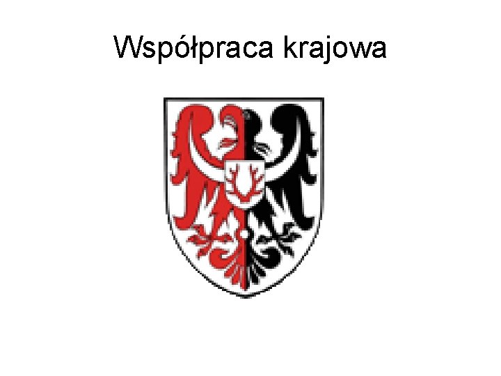 Współpraca krajowa 