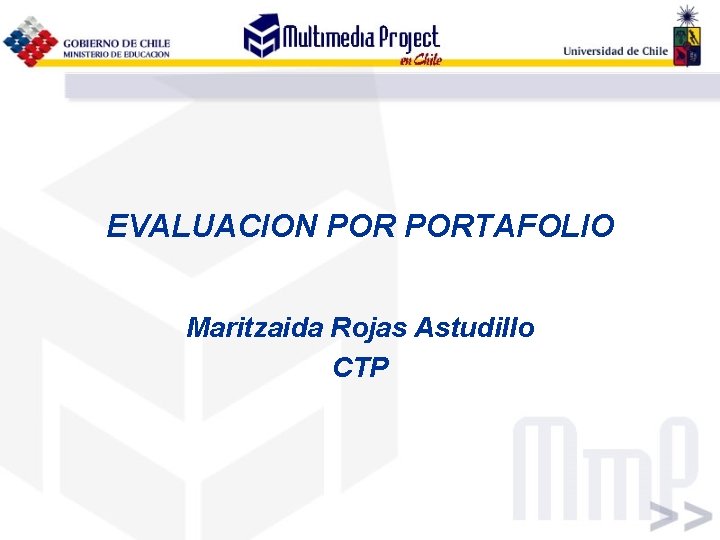 EVALUACION PORTAFOLIO Maritzaida Rojas Astudillo CTP 