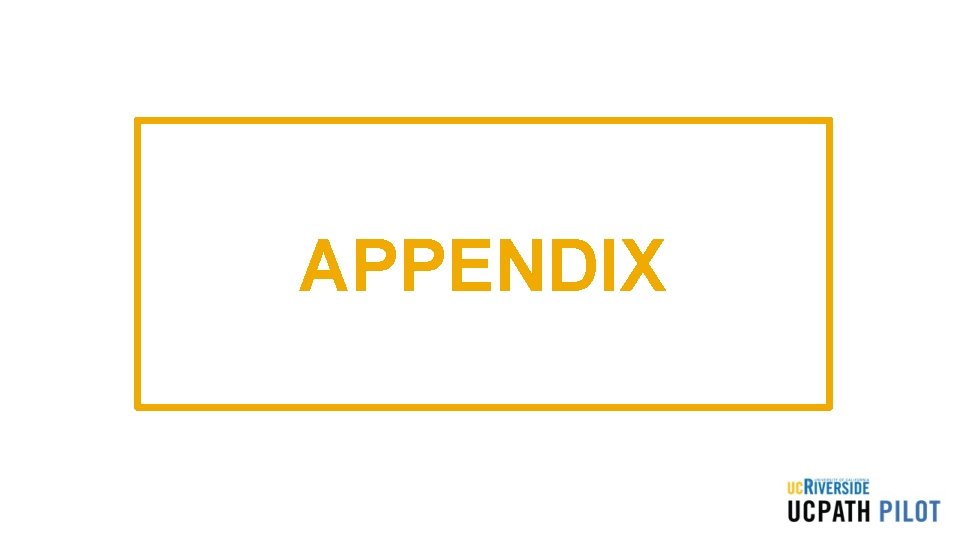 APPENDIX APPENDIX
