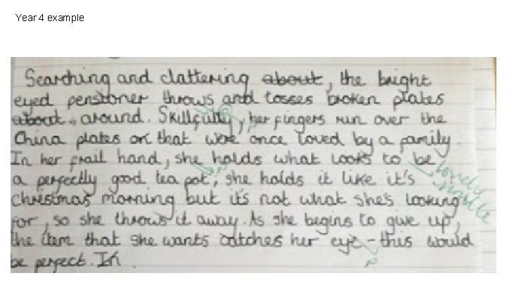 Year 4 example 