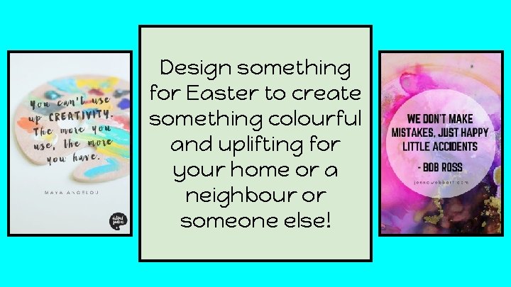 Design something for Easter to create something colourful and uplifting for your home or