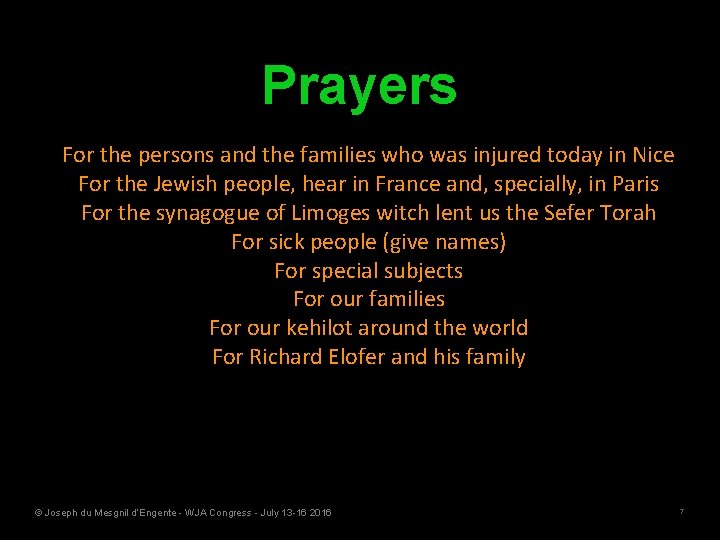 Prayers For the persons and the families who was injured today in Nice For