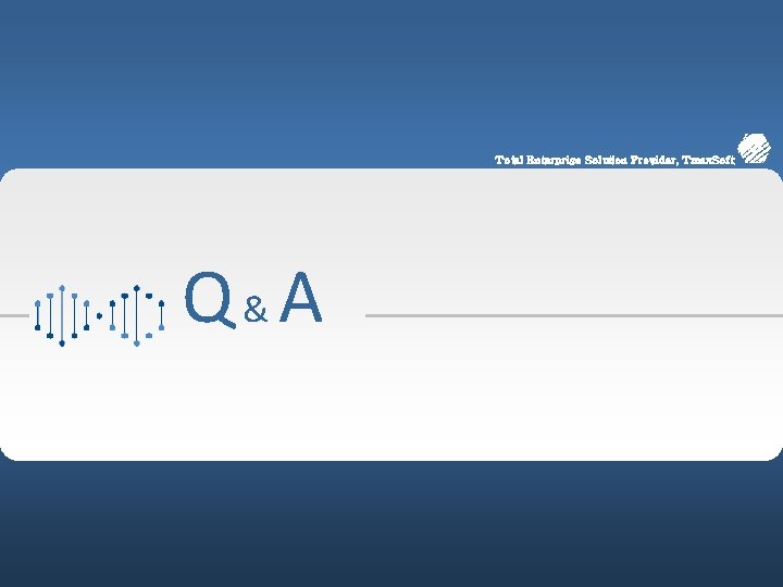 Total Enterprise Solution Provider, Tmax. Soft Q & A © 2014 Tmax. Soft Co.