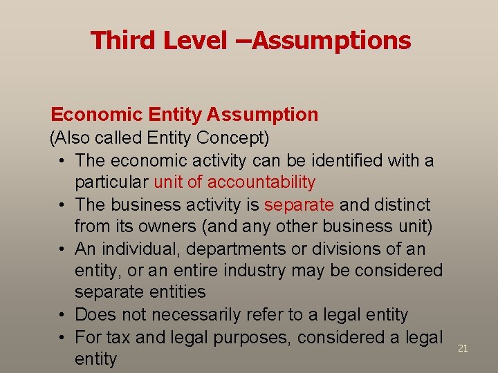 Conceptual Framework Underlying Financial Accounting Financial Reporting By