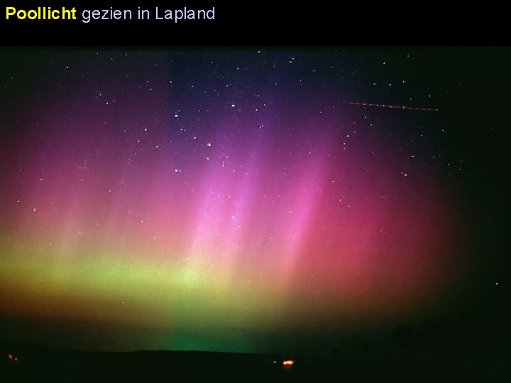 Poollicht gezien in Lapland 