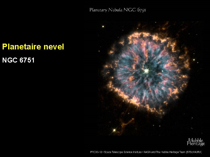 Planetaire nevel NGC 6751 