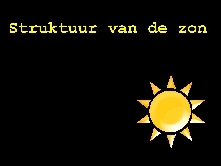 Struktuur van de zon 