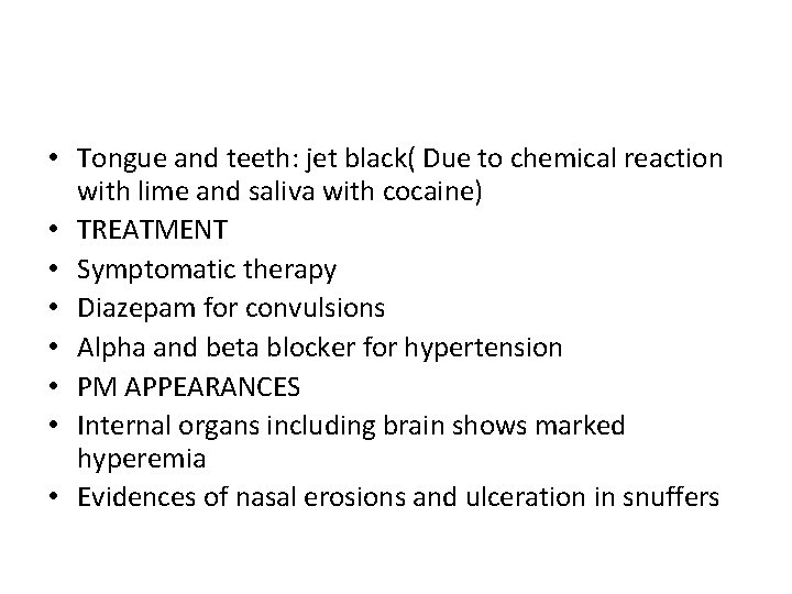 • Tongue and teeth: jet black( Due to chemical reaction with lime and